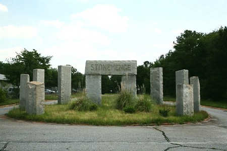 Stonehenge in Athens, Georgia.