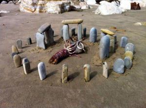 Photo posted by Bob Carlson, not sure who did the henging