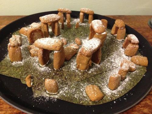Gingerbread henge by Greg Jenner and friend