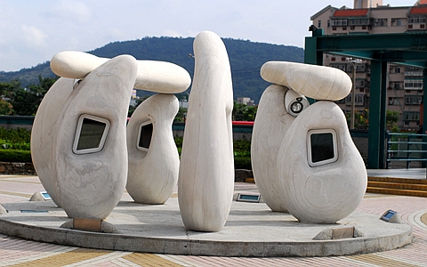 Interactive Stonehenge Sculpture, Taipei Public Arts