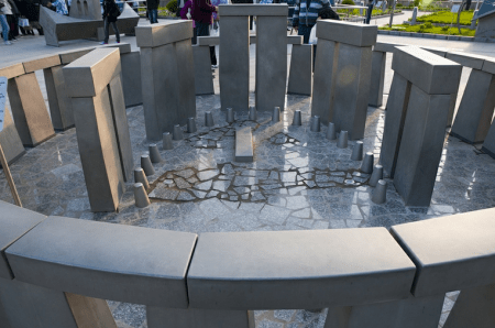 Stonehenge replica at the Moscow Planetarium