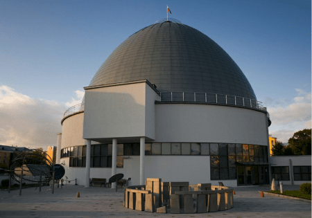 Moscow Planetarium and replica