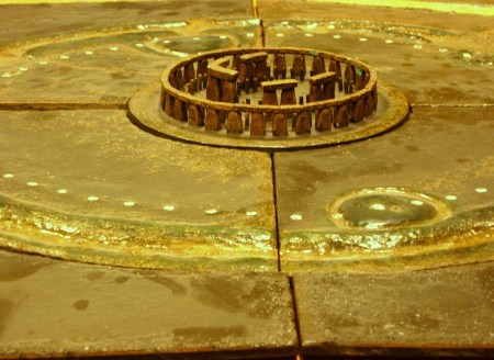 Shot of the model showing stone shapes