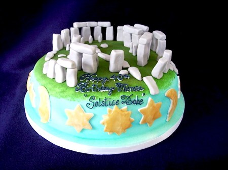 Stonehenge cake, from CakesWeBake.com