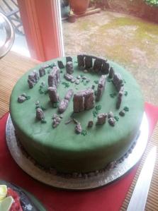 Stonehenge cake by Iced-Moments