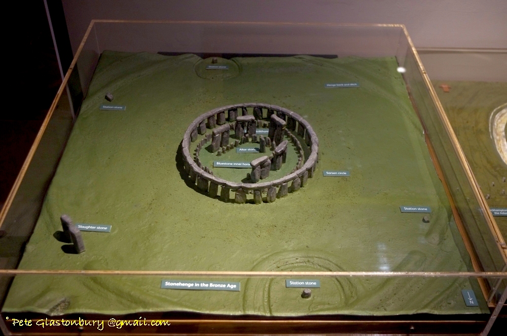 Stonehenge model, photo by Pete Glastonbury, used with permission