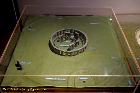 Stonehenge model, photo by Pete Glastonbury, used with permission