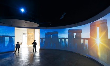 a panorama at the Centre permits the experience of solstice sunrise all year long