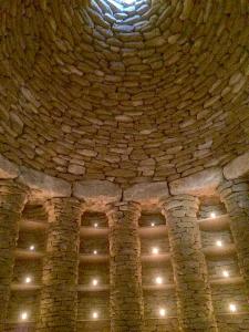 Inside the longbarrow at All Cannings