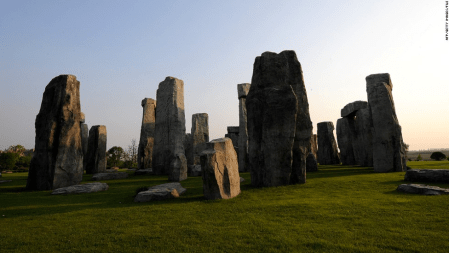 Stonehenge replica at Hefei, China (STR/AFP/GettyImages)