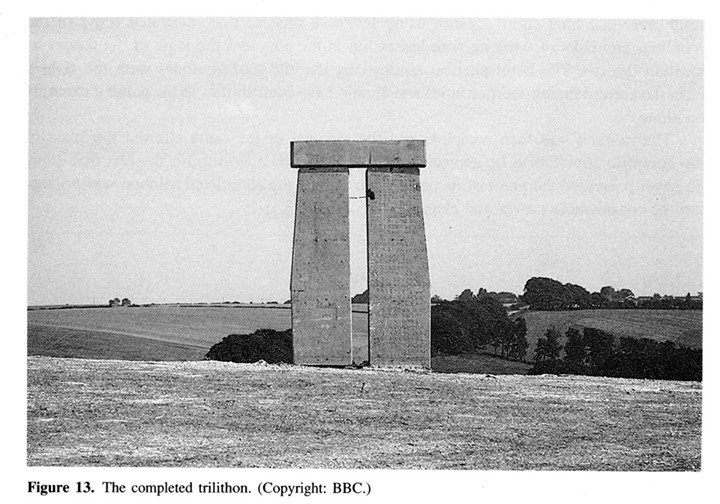 1996 concrete trilithon replica