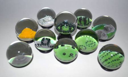 Stonehenge and more, trapped in marbles