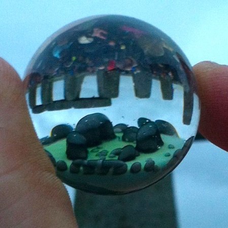 A Stonehenge marble, yes, at Stonehenge!