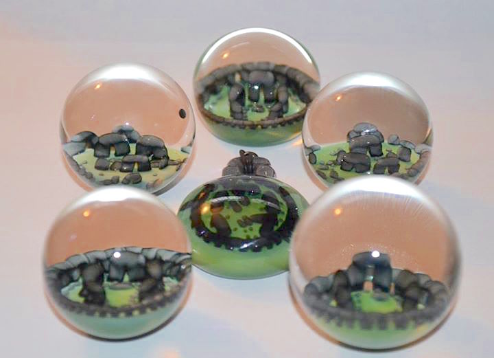 Stonehenge marbles by Chris Inchaos Schiano